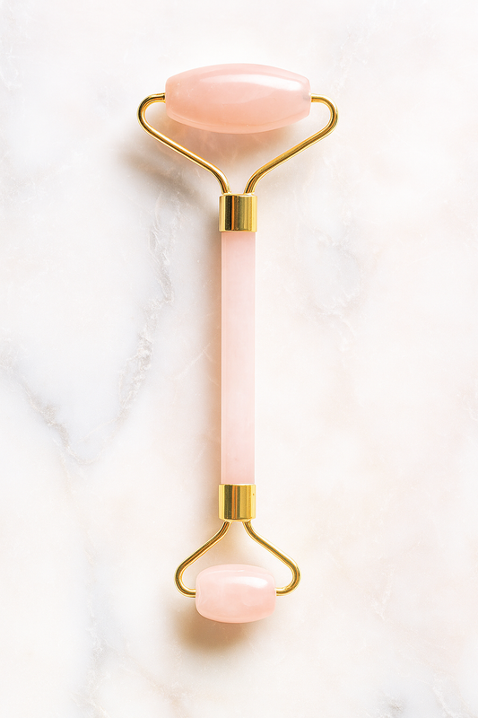 Rouleau Visage Gua Sha – Quartz Rose